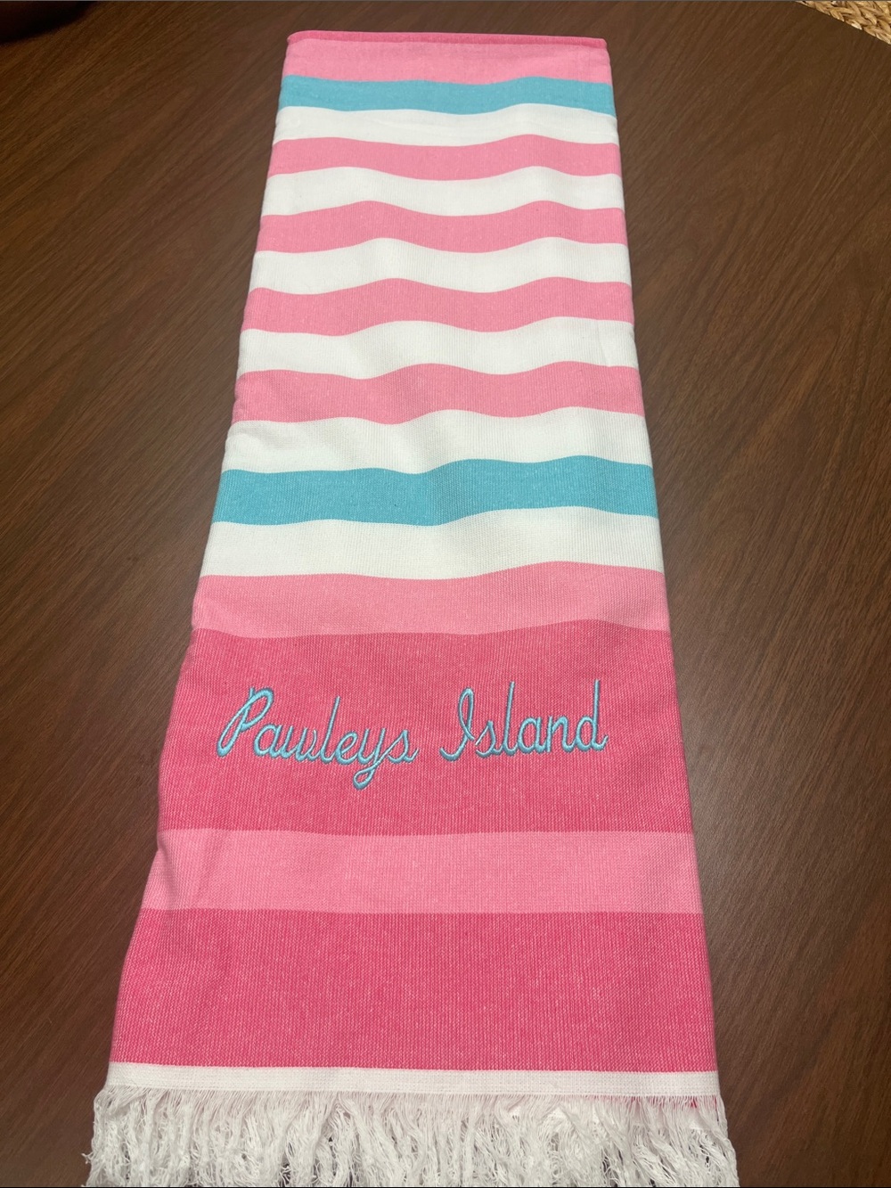 Sand Free New Fouta Pawleys Island Striped Beach Towel, new with tags